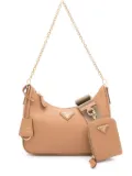 Prada Re-Edition 2005 leather shoulder bag - Neutrals