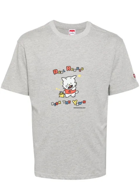 Ground Zero cat print cotton T-shirt