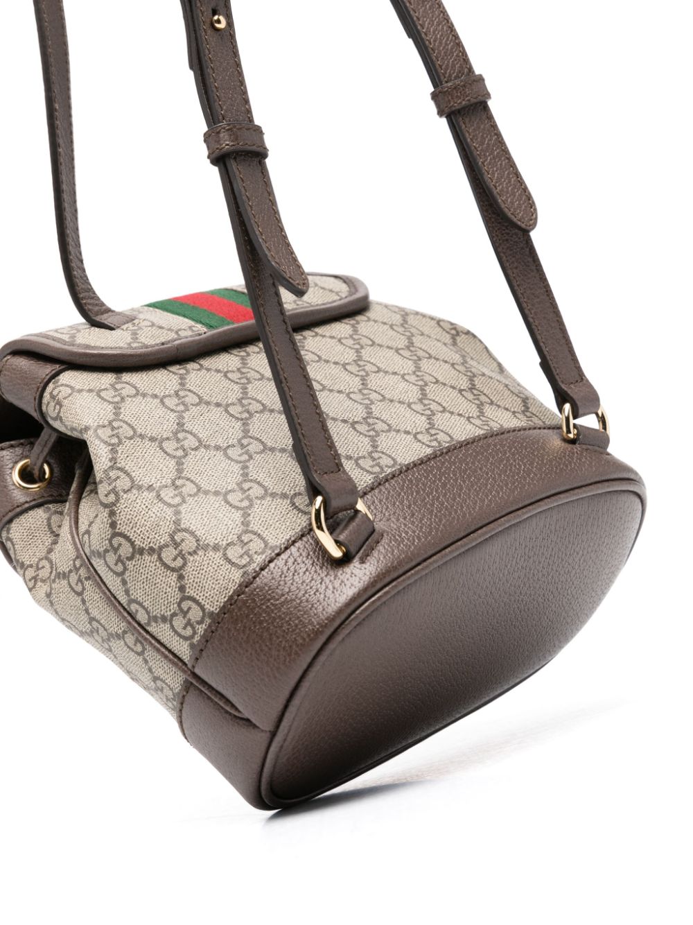 Shop Gucci Mini Ophidia Backpack In Neutrals