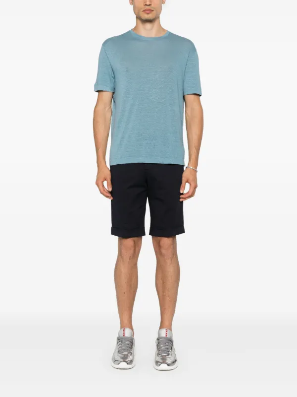 Tシャツ・カットソー Zanone T-shirts Blue Zanone round-neck T-shirt | Blue | FARFETCH JO