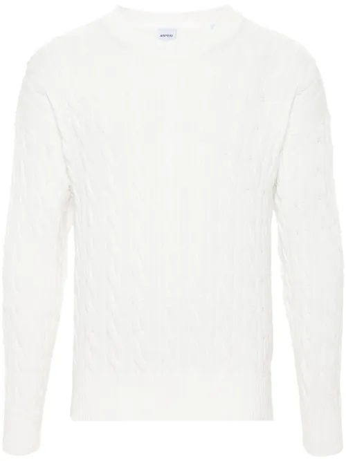 Pull torsadé en coton - ASPESI - Modalova