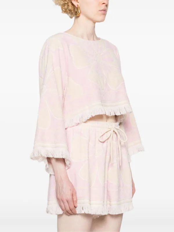 【送料&関税込】Zimmermann Pink Top Lucky Metallic Top Metallic Pink Online | Zimmermann