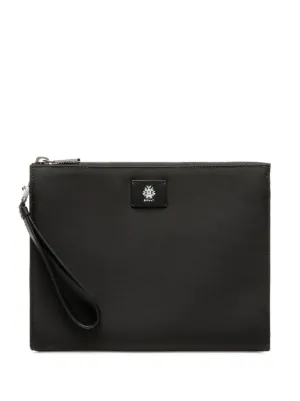 Bally logo-tape Clutch Bag | Black | FARFETCH
