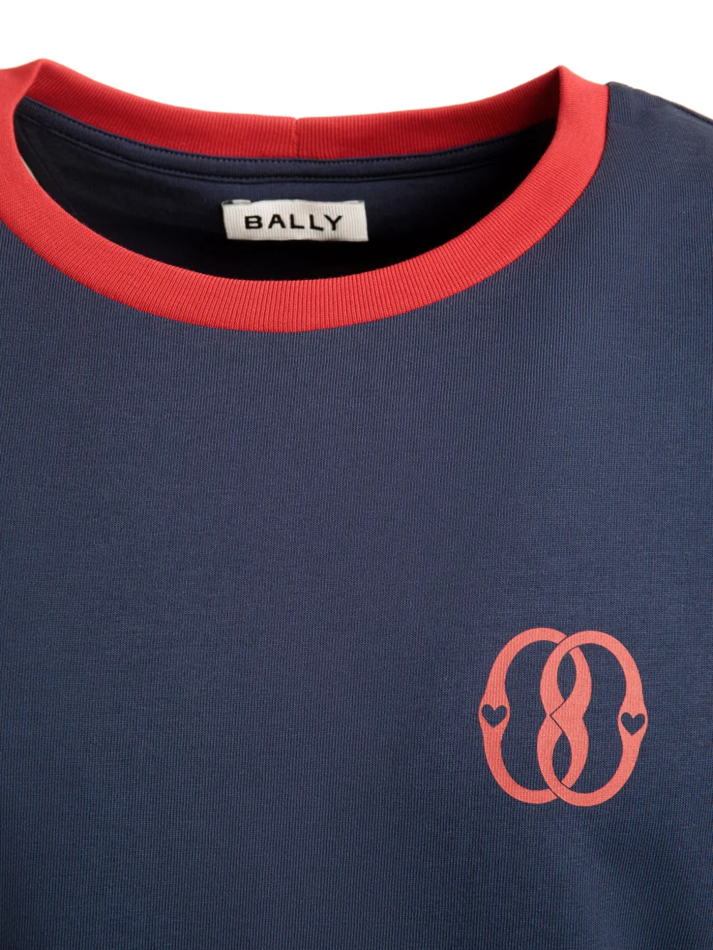 Bally T-shirt met logoprint Blauw