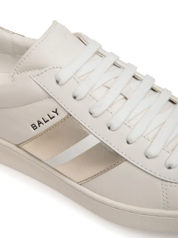 スニーカー BALLY Woman Sneakers White WK009LVT031 I0Q9 Bally Tennis Leather Sneakers | White | FARFETCH SG