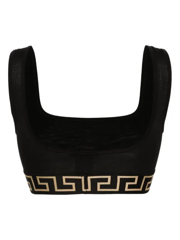 Versace Medusa Head Cropped Top | Black | FARFETCH