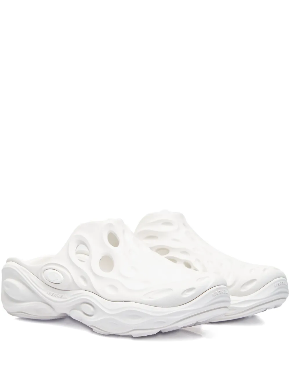 Merrell Slippers met logo-reliëf Wit