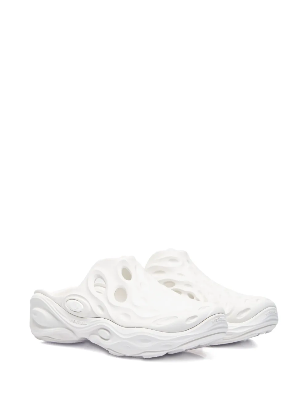 Merrell Slippers met logo-reliëf Wit