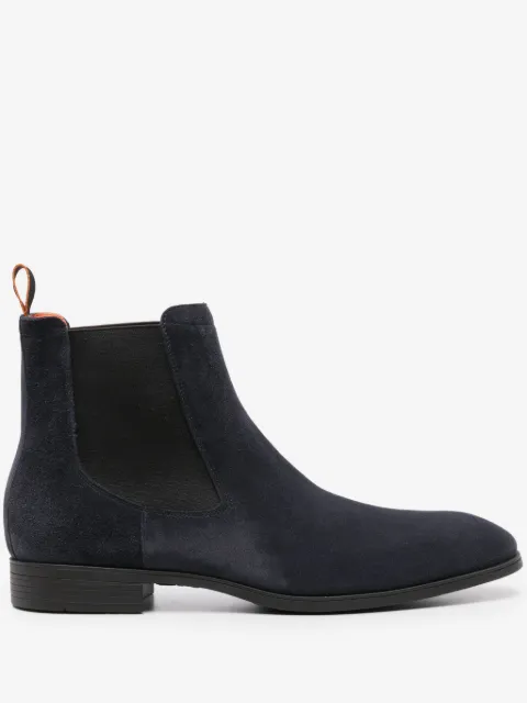 Santoni suede Chelsea boots