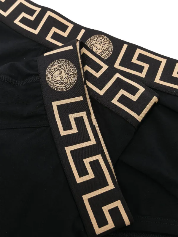Versace Medusa-jacquard Briefs (pack Of two)) | Black | FARFETCH