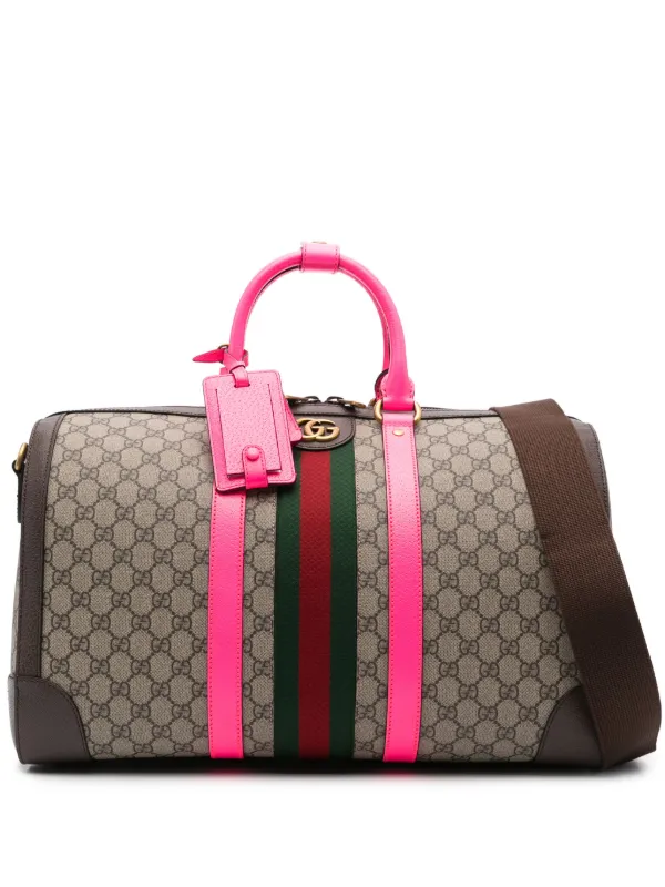 Gucci Medium Savoy Travel Bag Brown FARFETCH IE
