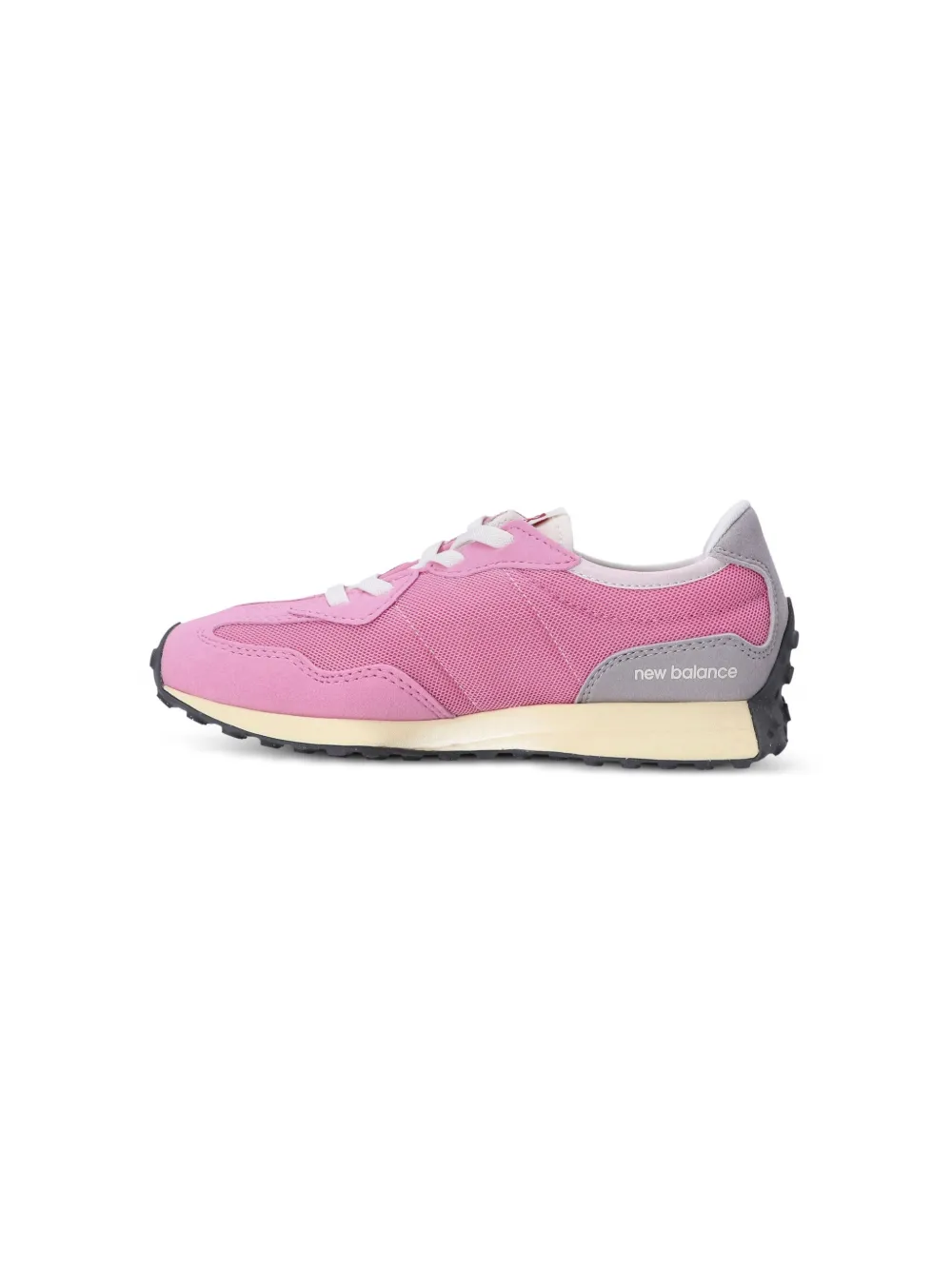 New Balance Kids 327 sneakers met bungeeveters Roze