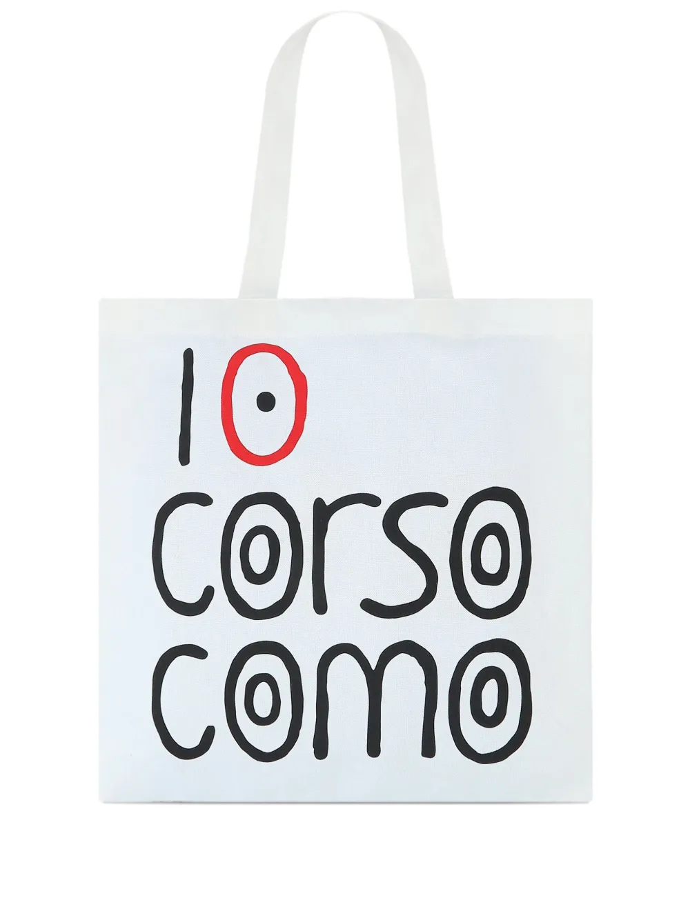 10 CORSO COMO logo-print tote bag | White | Image 1