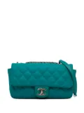 CHANEL Pre-Owned 2016-2017 CC Quilted Calfskin Single Flap crossbody bag - Blue