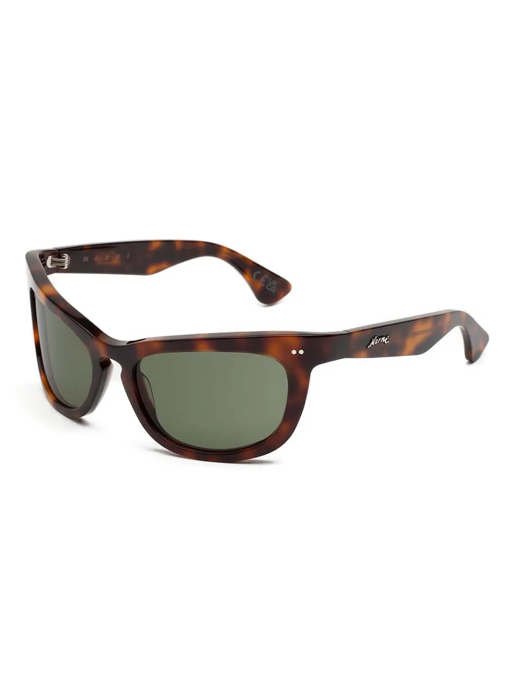 Marni Eyewear geometric-frame sunglasses | marrón | Image 1