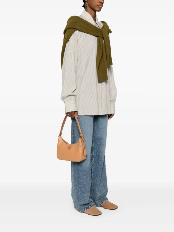 【PRADA】 Prada Reedition Leather Mini-Bag Prada Re-Edition leather mini bag - Black za 10 282,00 PLN