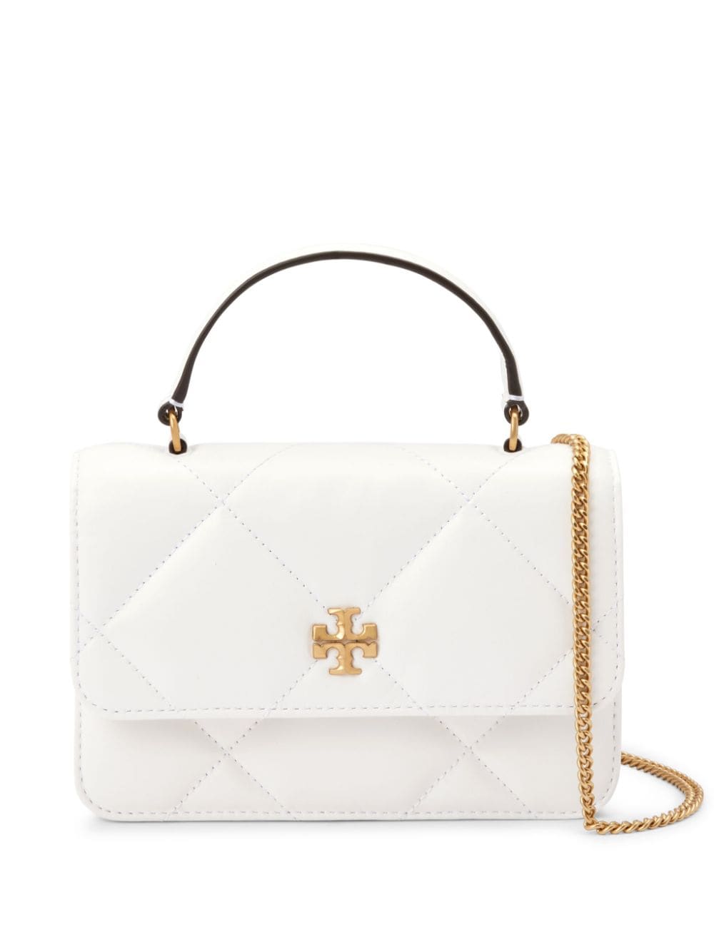 Tory Burch Portafoglio Kira mini - Bianco