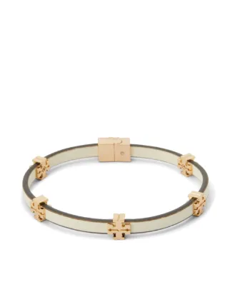 Tory Burch Icon Bio Bracelet | White | FARFETCH