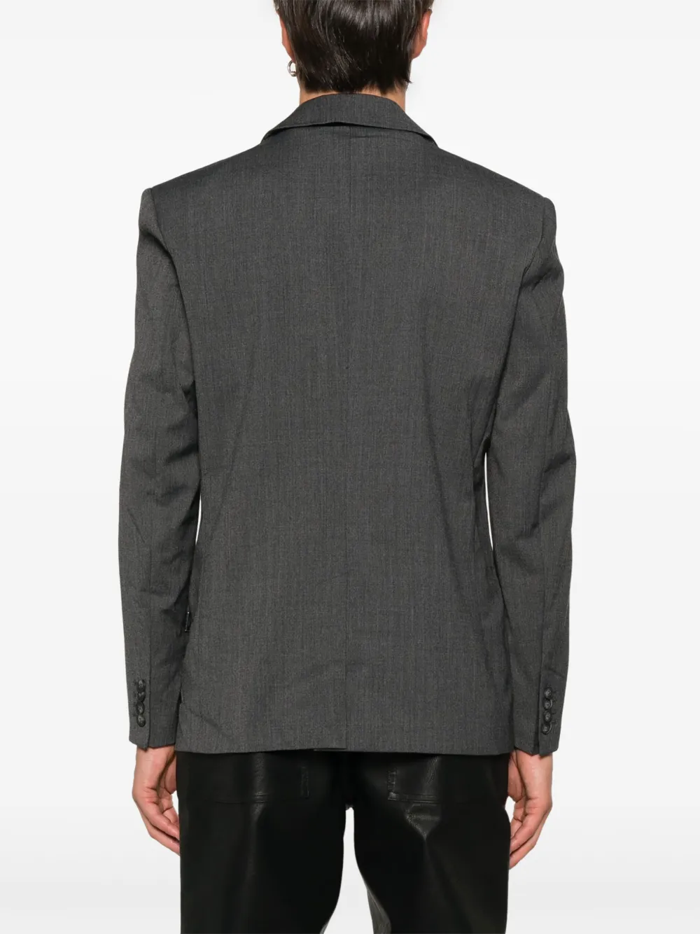 Han Kjøbenhavn Blazer met enkele rij knopen Grijs