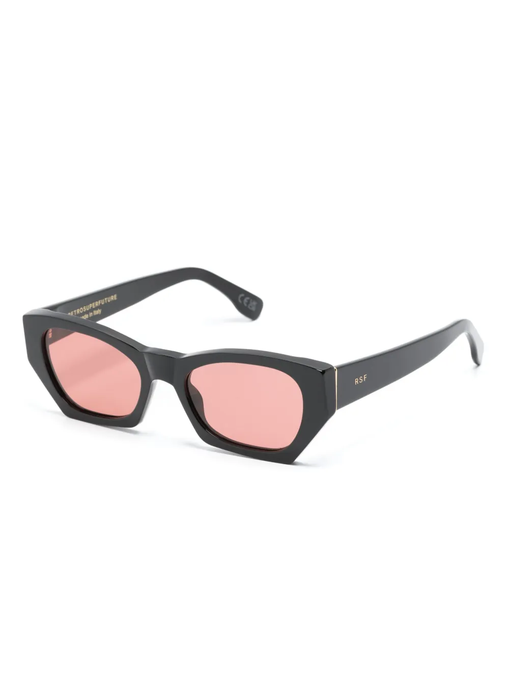 Retrosuperfuture Amata geometric-frame sunglasses - Bruin