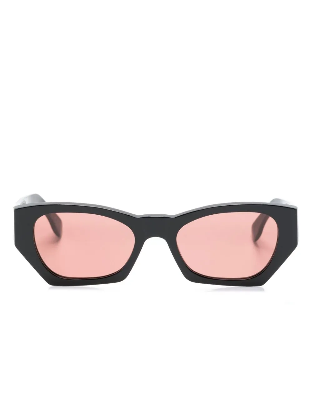 Retrosuperfuture Amata Geometric-frame Sunglasses In Black