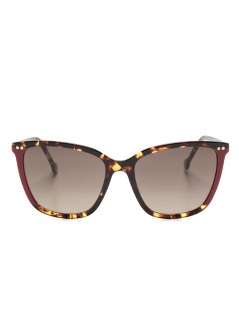Carolina Herrera tortoiseshell square-frame sunglasses