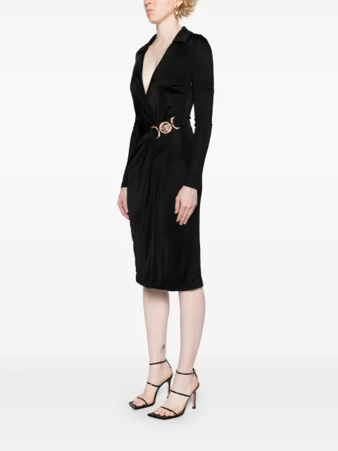 Versace Medusa-plaque jersey midi dress 10164121A10183 - 2