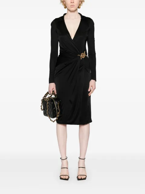 Versace Medusa-plaque jersey midi dress 10164121A10183 - 1