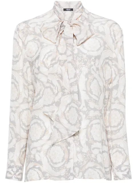 Versace Camicia con stampa Barocco