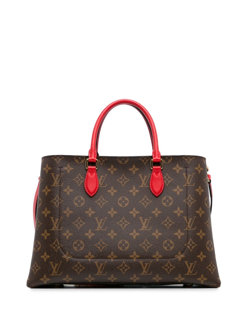 Pre-owned Louis Vuitton Monogram Flower Tote 斜挎包（2019年典藏款） In Brown