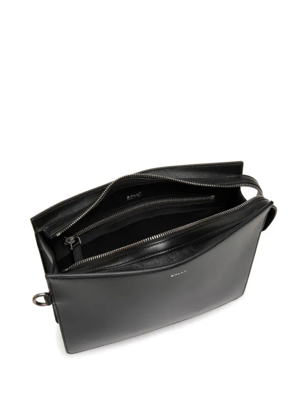 【美品.希少】Bally ブラック サテン アンティーク クラッチ Bally レザー クラッチバッグ | ブラック | FARFETCH JP