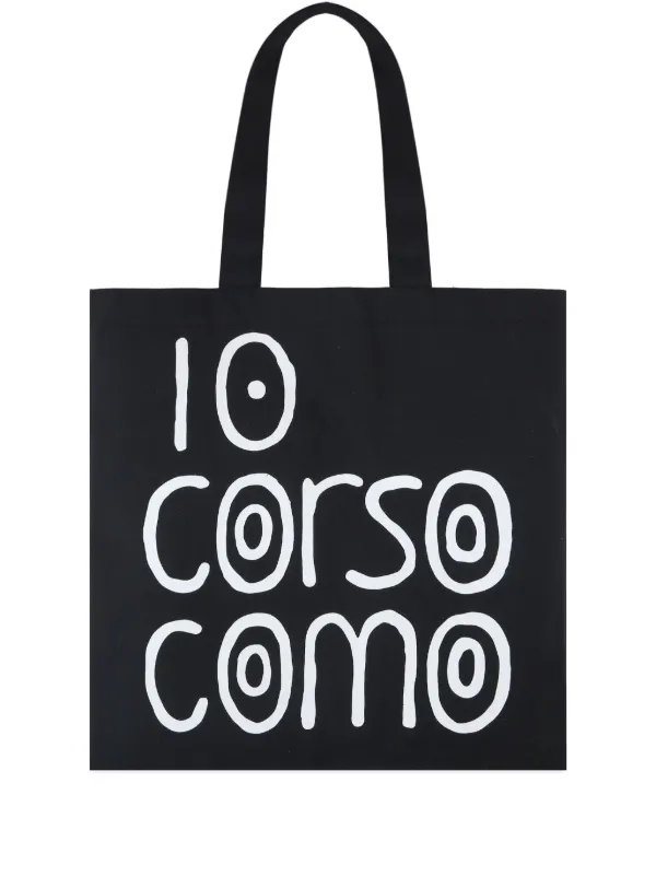 10 CORSO COMO キャンバス ハンドバッグ | ブラック | FARFETCH JP