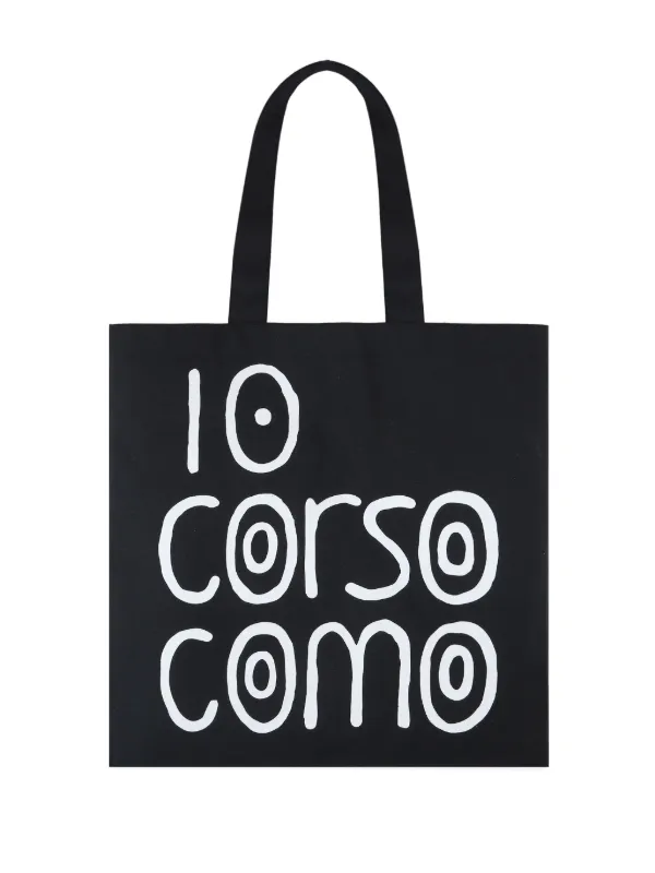 10 CORSO COMO キャンバス ハンドバッグ | ブラック | FARFETCH JP