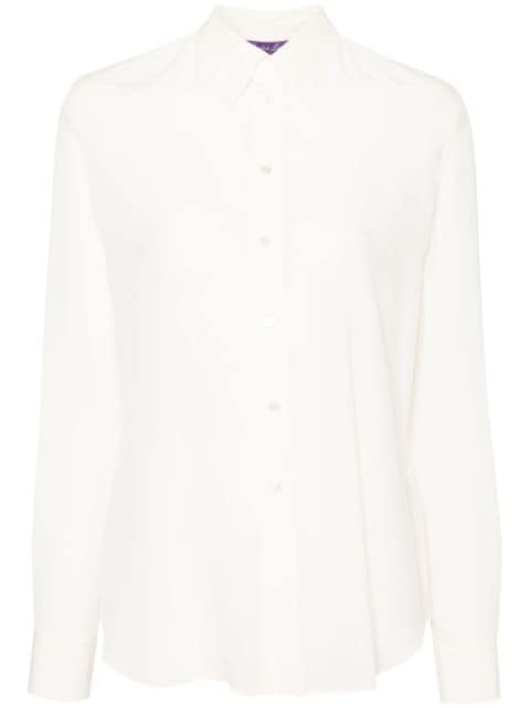 Ralph Lauren Collection Hailey mulberry silk shirt