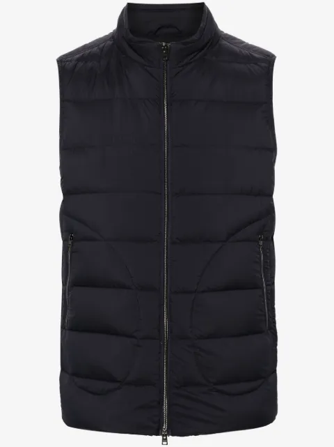 Herno mock-neck down gilet