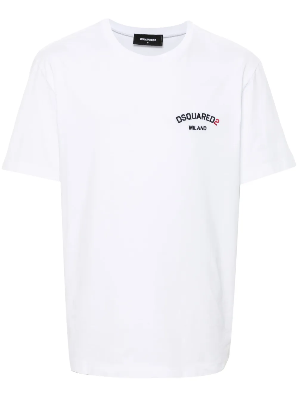 logo-embroidered cotton T-shirt