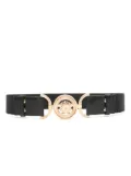 Versace Medusa Head-buckle elastic belt - Black