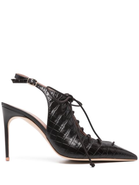 Malone Souliers Alia 110mm leather pumps