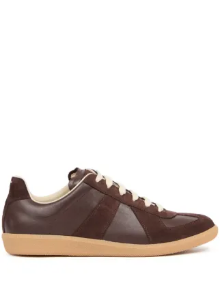 Maison Margiela ブラウン　サイズ39 Maison Margiela Tênis Replica Com Recortes | Marrom | FARFETCH BR