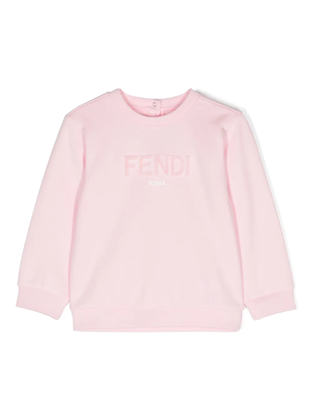 Fendi Kids Sweater met logo Roze