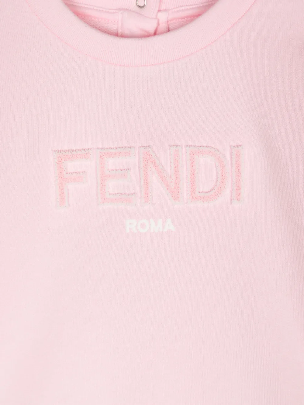 Fendi Kids Sweater met logo Roze