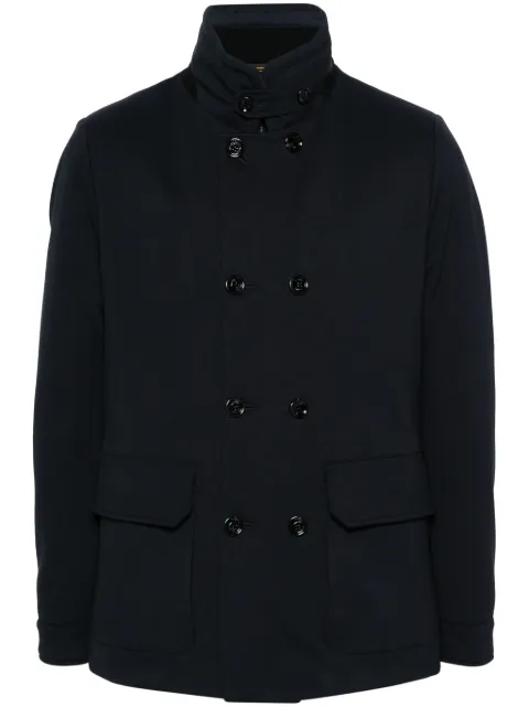 Moorer layered-detail padded jacket