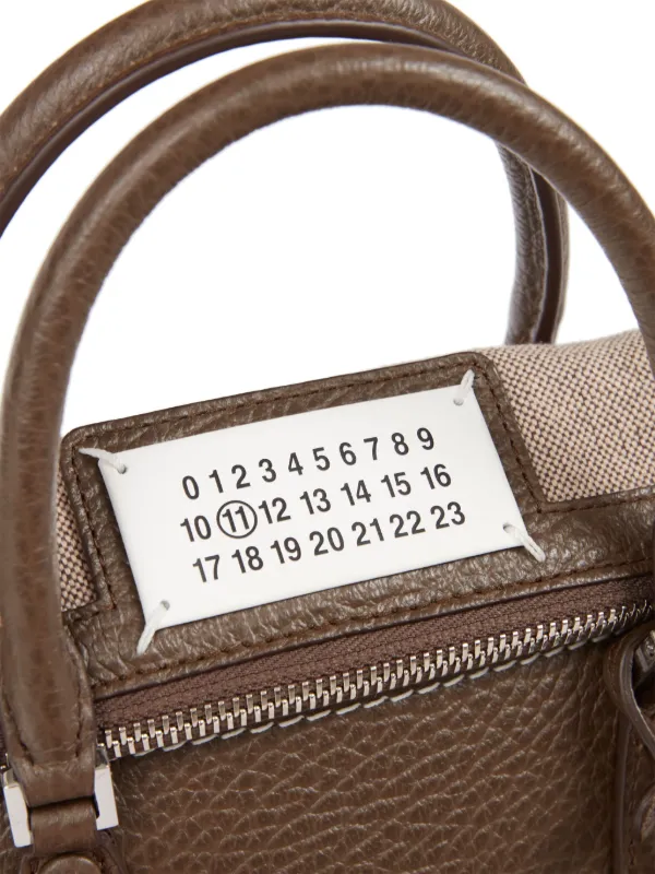 Maison Margiela Mini 5AC Classique Tote Bag | Brown | FARFETCH