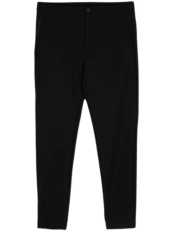 Theory Terrance Mid-rise Slim-fit Track Pants in Black