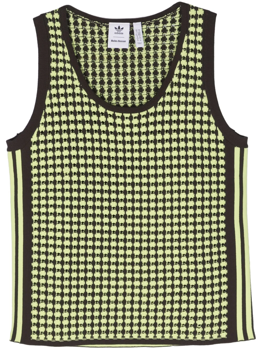 Adidas x Wales Bonner gehaakte tanktop Groen