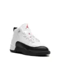 Jordan Kids Air Jordan 12 ""Red Taxi"" sneakers - White