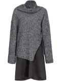 PINKO layered knitted dress - Grey