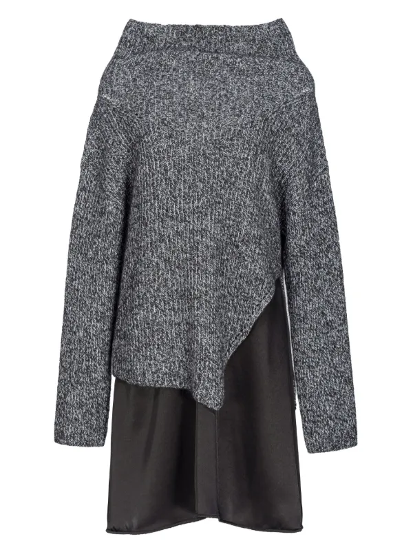 pinko knit dress PINKO Knitted dress 'ASK' in Grey