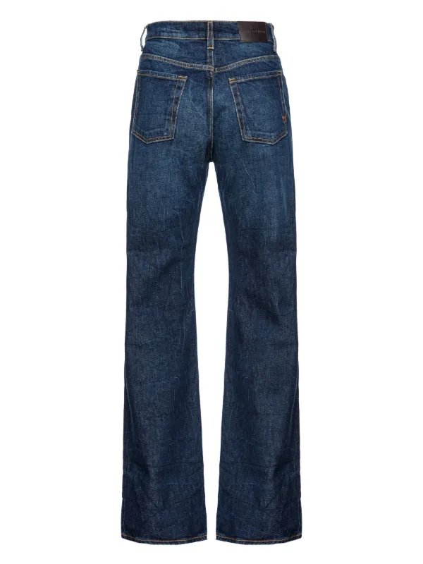PINKO Wanda cotton-blend Jeans | Blue | FARFETCH SG