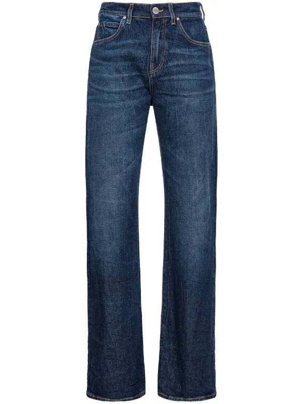 デニム・ジーパン PINKO 'Wanda' jeans PINKO Wanda High Rise Straight Jeans in Dark Vintage Wash